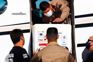 Minas Gerais recebe 315 mil doses de vacinas contra Covid-19