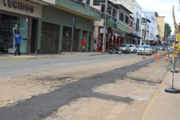 DAE finaliza ampliação da rede de esgoto na avenida Getúlio Vargas, em Monlevade