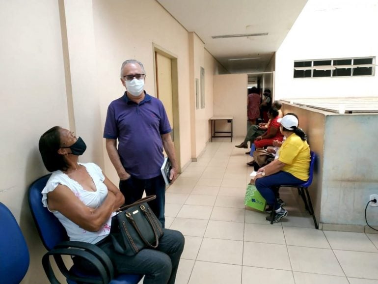 Dr. Laércio Ribeiro visita setores da saúde em Monlevade