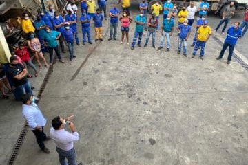 Prefeito tem encontro com funcionários e fala em esforço para recuperar a Itaurb