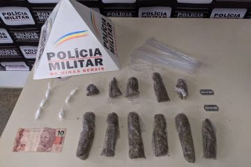 Polícia Militar prende suspeito de traficar diversas drogas em Monlevade