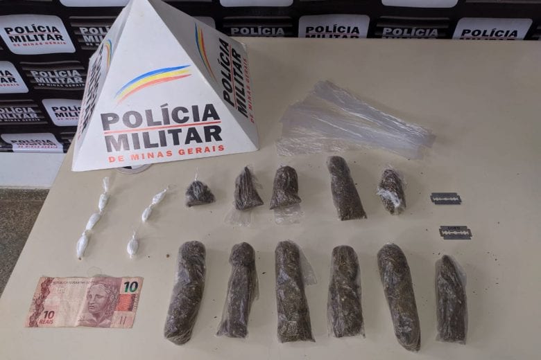 Polícia Militar prende suspeito de traficar diversas drogas em Monlevade
