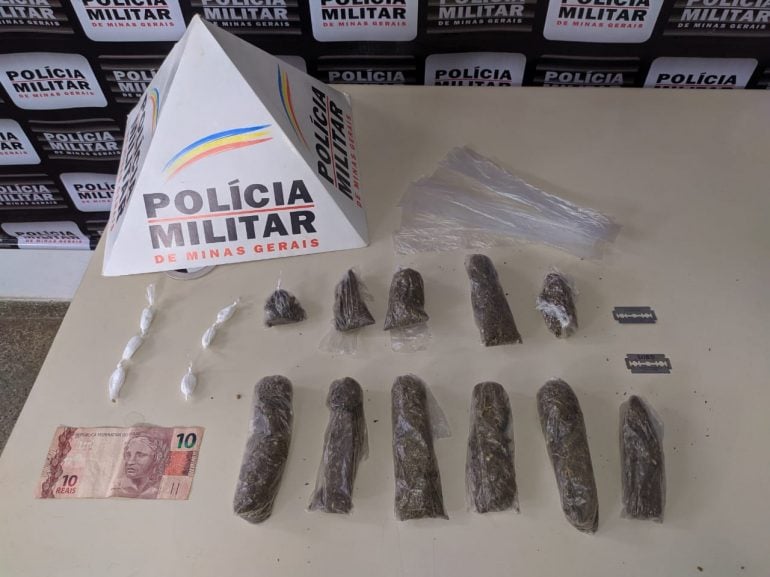 Polícia Militar prende suspeito de traficar diversas drogas em Monlevade