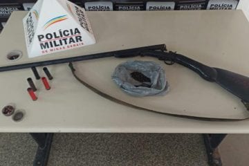 Idoso finge ter sido roubado, mente para PM e é preso por posse ilegal de arma em Monlevade