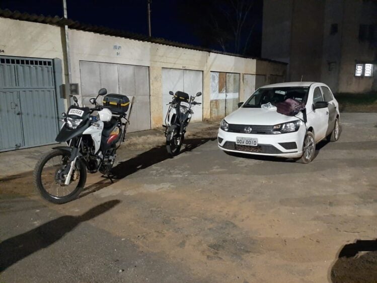 Ação Rápida; PM encontra veículo roubado minutos após o crime