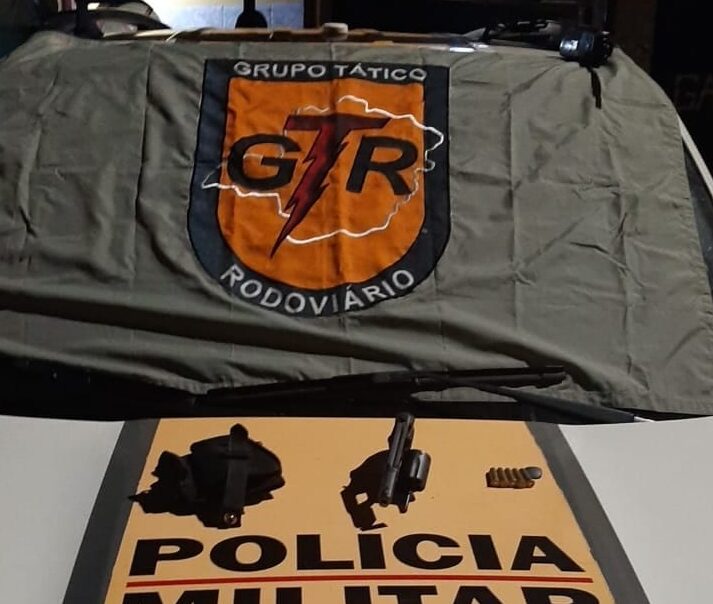 Tático Rodoviário apreende revólver durante operação em Itabira
