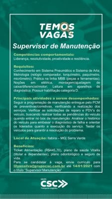 vaga de emprego