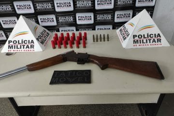 Polícia Militar apreende arma de fogo e munições de homem falecido em João Monlevade
