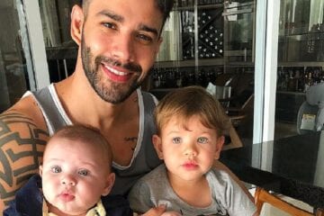 Gusttavo Lima ostenta helicóptero particular em passeio com filhos após ser acusado de usar ex esposa