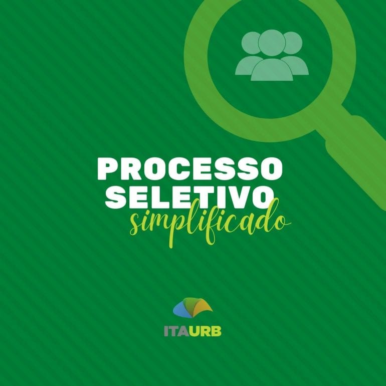 Itaurb abre concurso para preencher 91 vagas
