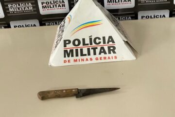 Mulher tenta matar vítima a facadas e acaba presa em Bela Vista de Minas