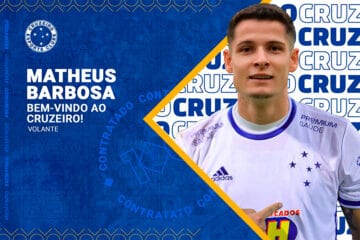 Após ‘spoiler’ do Avaí, Cruzeiro confirma contratação de Matheus Barbosa