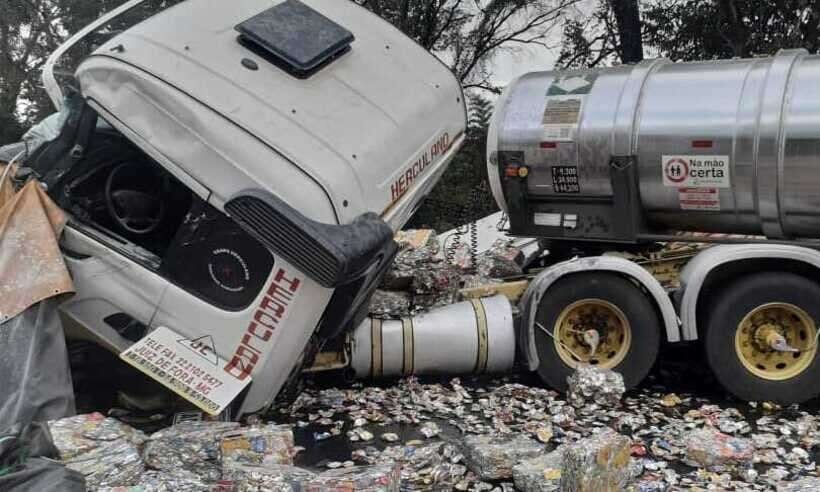 Grave acidente interdita BR-040 em Congonhas