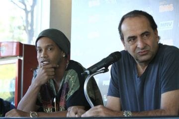 Kalil se solidariza com ‘filho’ Ronaldinho por morte de Dona Miguelina