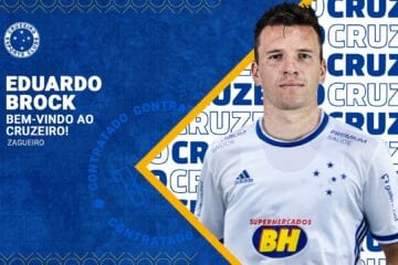 Cruzeiro anuncia a contratação do zagueiro Eduardo Brock