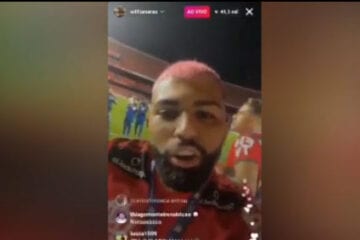 Gabigol chama Galhardo, do Inter, de moleque: Não foi campeão e artilheiro