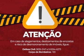 Cemaden emite novo alerta por causa de chuvas em Itabira