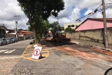 SAAE dá início às obras de reparo na avenida Brasil