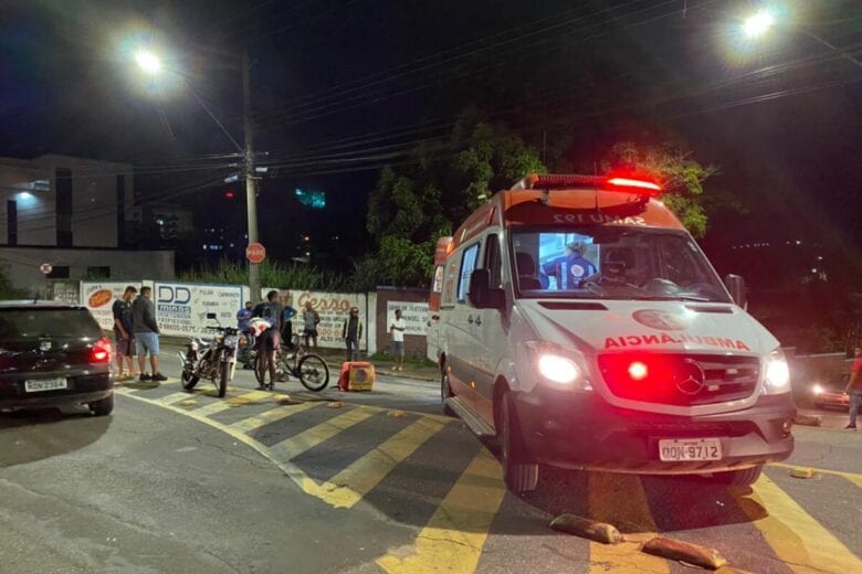 Motorista foge após deixar motoqueiro ferido no bairro Amazonas