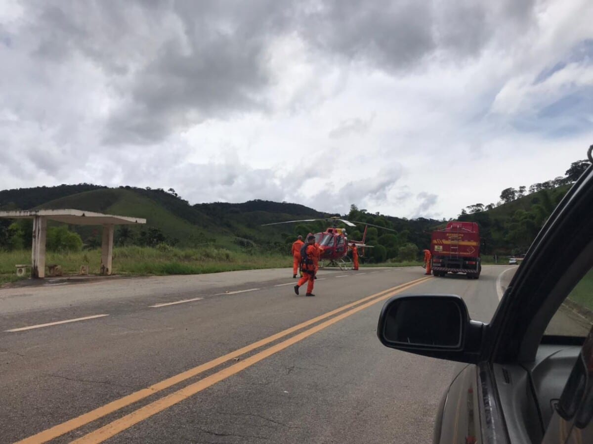 Polícia Militar pede que pessoas evitem utilizar a MG-129