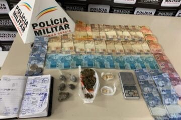 Com crianças dentro de casa em meio ao tráfico de drogas, PM prende suspeitos em Monlevade