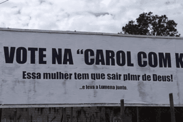 BBB 21: youtuber faz outdoor pedindo saída de Karol Conká