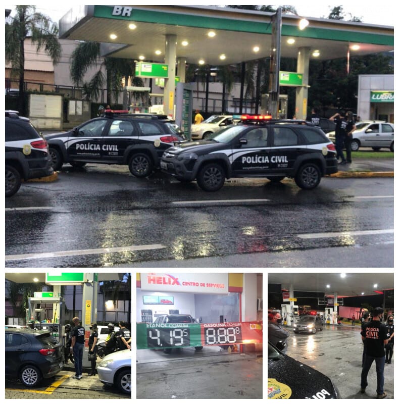 Polícia Civil fiscaliza mais de 50 postos de combustíveis em BH e RMBH