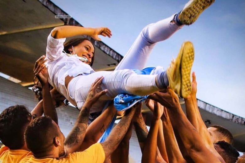 Dirigente aos 24 anos, Luiza Estevão comanda o futebol do Brasiliense