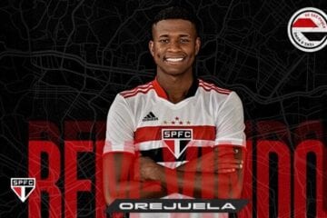 São Paulo oficializa contratação do lateral Orejuela, ex-Cruzeiro