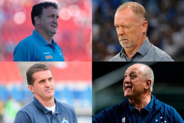 De Cuca a Felipão: 1º clássico no Cruzeiro dos antecessores de Conceição