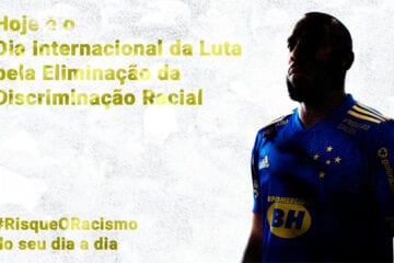 Cruzeiro posta mensagem contra discriminação racial: ‘risque o racismo’