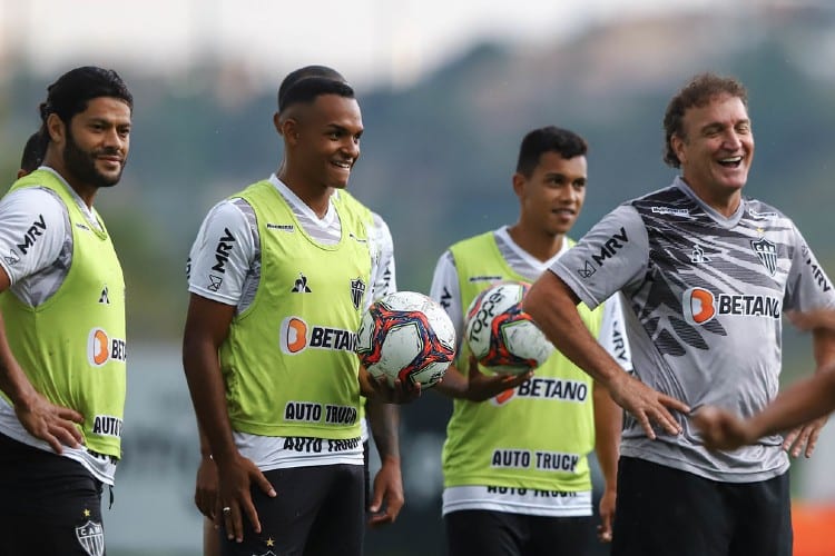 Atlético encerra preparação para encarar Caldense; veja provável escalação