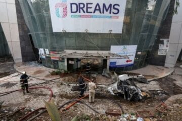 Incêndio em hospital que tratava doentes com Covid-19 deixa 10 mortos