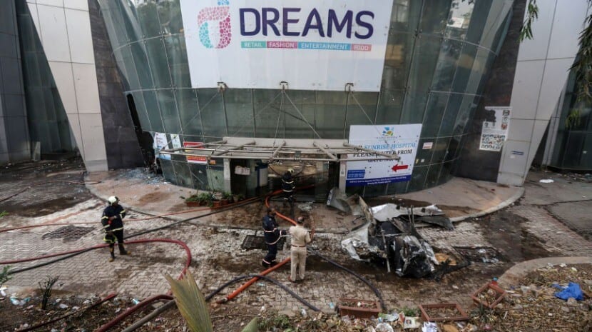 Incêndio em hospital que tratava doentes com Covid-19 deixa 10 mortos