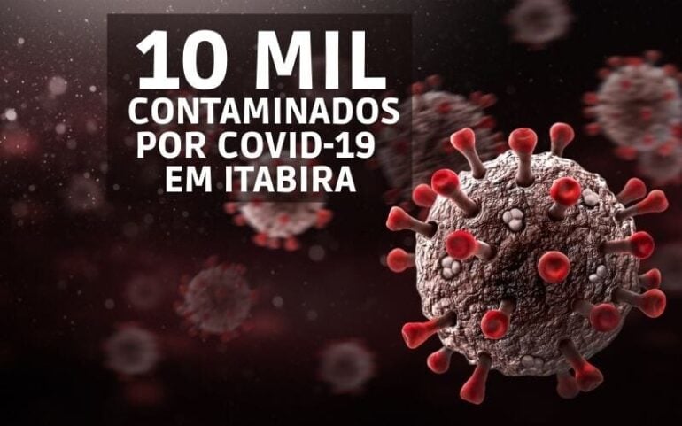 Com 220 novos casos, Itabira ultrapassa a marca de 10 mil contaminados pela Covid-19