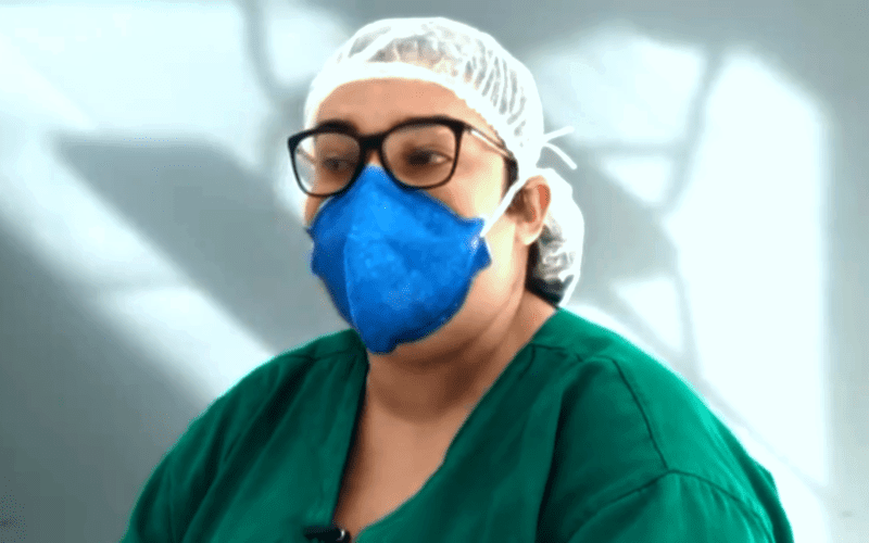 Imagem: Relato emocionante da enfermeira da linha de frente no combate à Covid-19, Glícia Silva, de Itabira