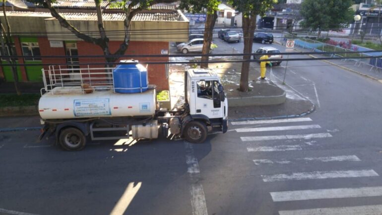 DAE faz desinfecção de prédios públicos em João Monlevade