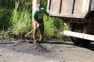 João Monlevade: Serviços Urbanos realiza operação tapa-buracos