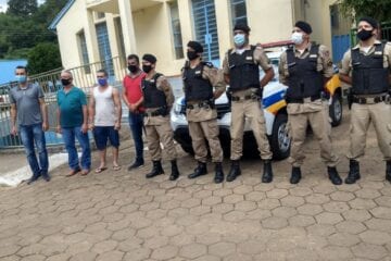 Polícia Militar recebe nova viatura em Cármesia