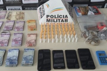 João Monlevade: Polícia Militar faz operação contra tráfico de drogas