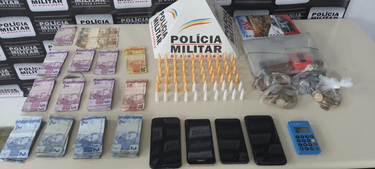 João Monlevade: Polícia Militar faz operação contra tráfico de drogas