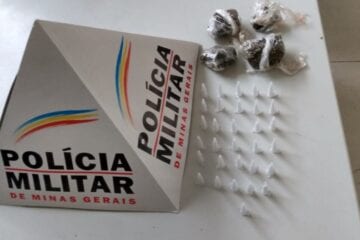 PM apreende pinos de cocaína em residência de adolescente