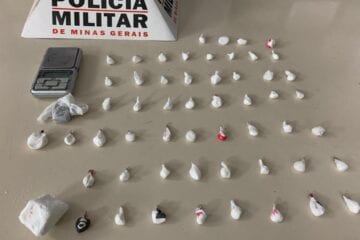 Polícia Militar apreende drogas, mas suspeito foge em Monlevade