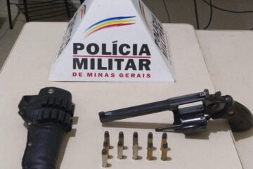 Mulher é detida após polícia encontrar revólver em Timóteo