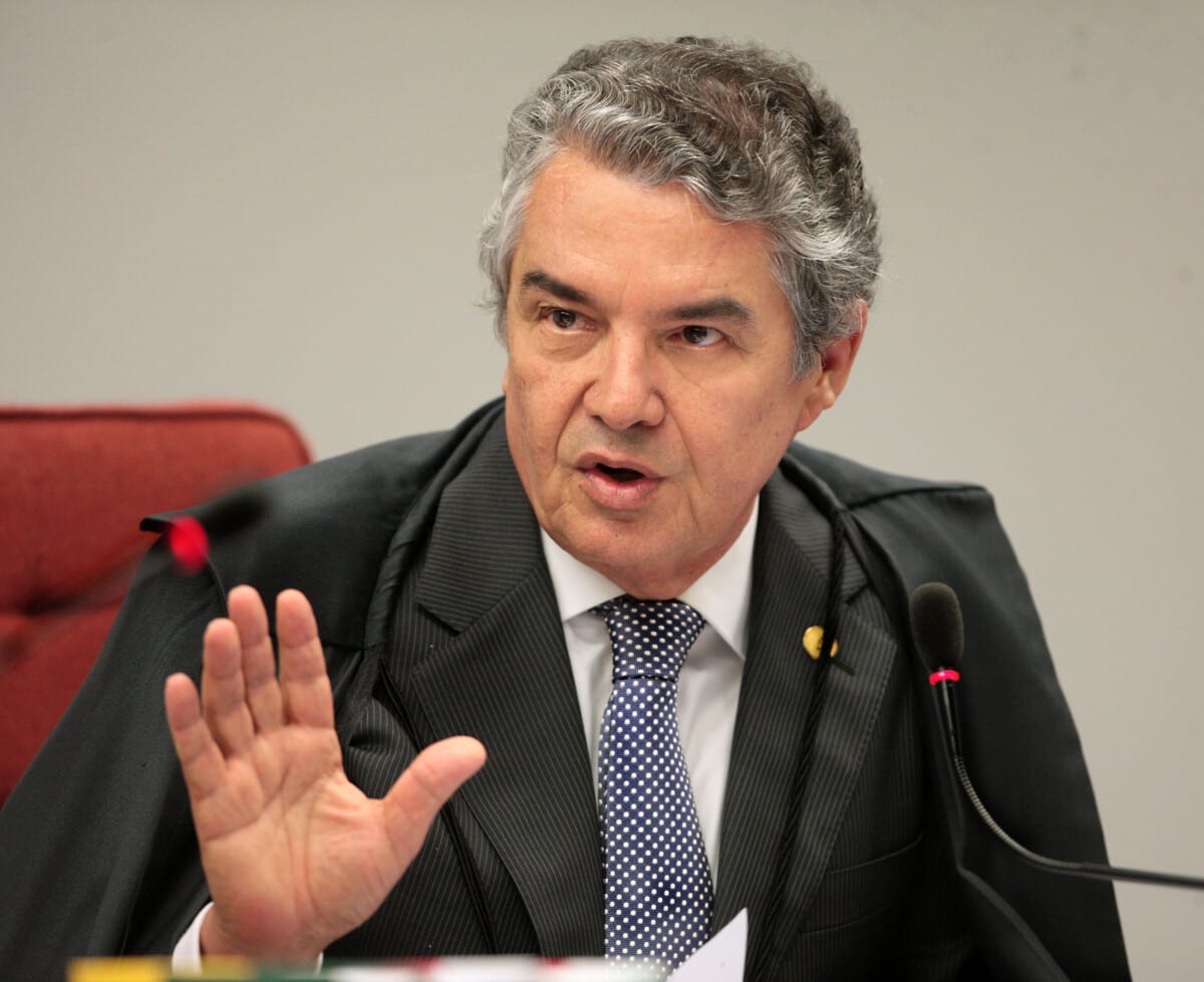 O ex-ministro Marco Aurélio de Mello critica gesto obsceno de Moraes na Neo Química Arena