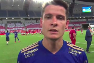 Matheus Barbosa explica dica de Conceição em lance de gol do Cruzeiro