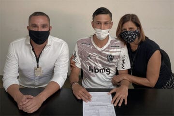 Atlético amplia contrato de volante Neto e atacante Felipe Felício
