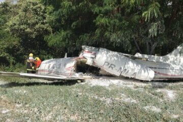 Acidente com avião mobiliza bombeiros no aeroporto da Pampulha