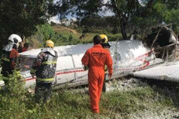 Acidente com avião deixa um morto no aeroporto da Pampulha