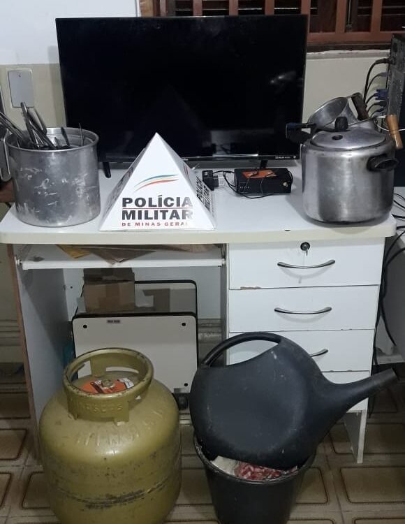 PM recupera produtos furtados em residência na zona rural de Ferros